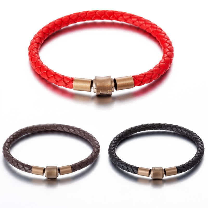Vintage Leather Rope Luck Braid String Bracelet