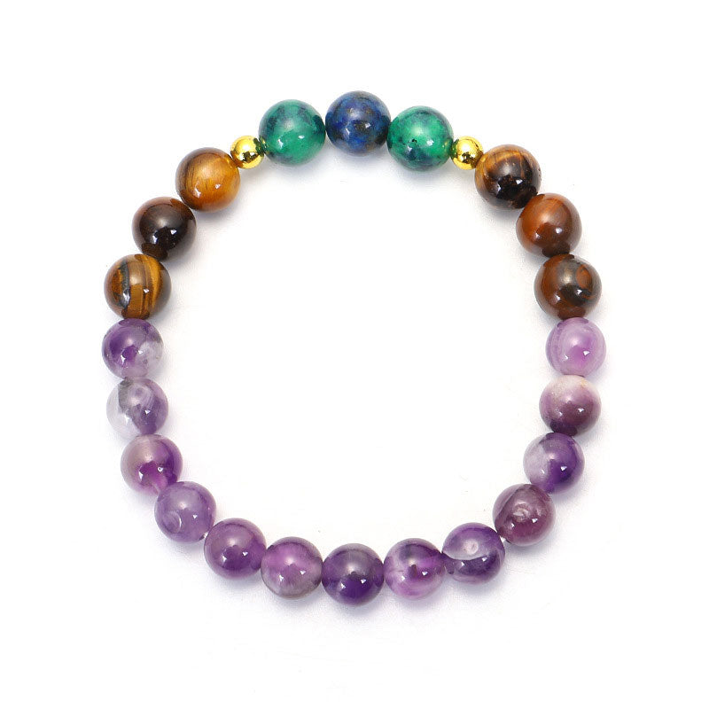 Tibetan Amethyst Purify Bracelet Mala Set