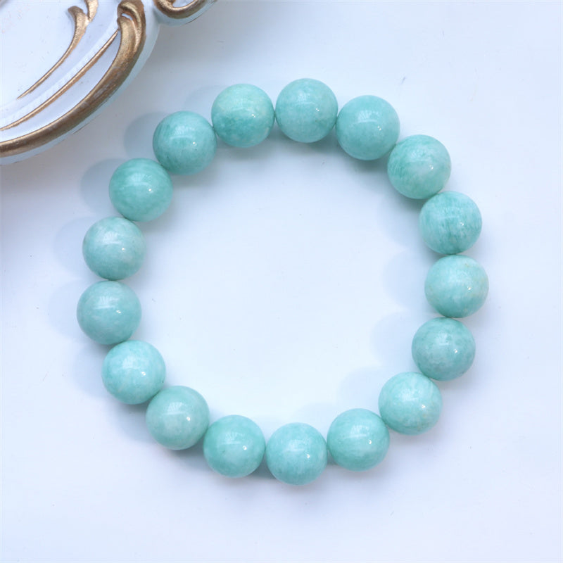 Natural Amazonite Beads Healing Confidence Bracelet