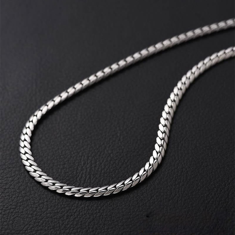 Double Dorje Vajra Strength Punk Copper Chain Bracelet Necklace