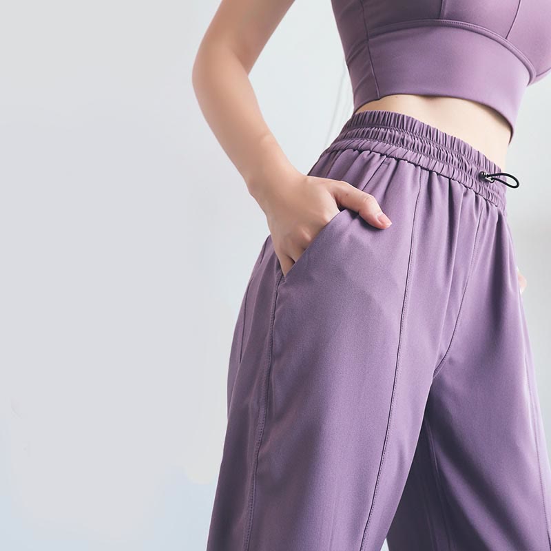 High Waist Fitness Yoga Sports Jogger Track Pants With Pockets Sweatpants