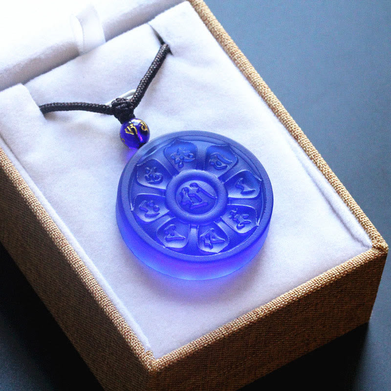 Liuli Manjusri Lotus Enlightenment Necklace